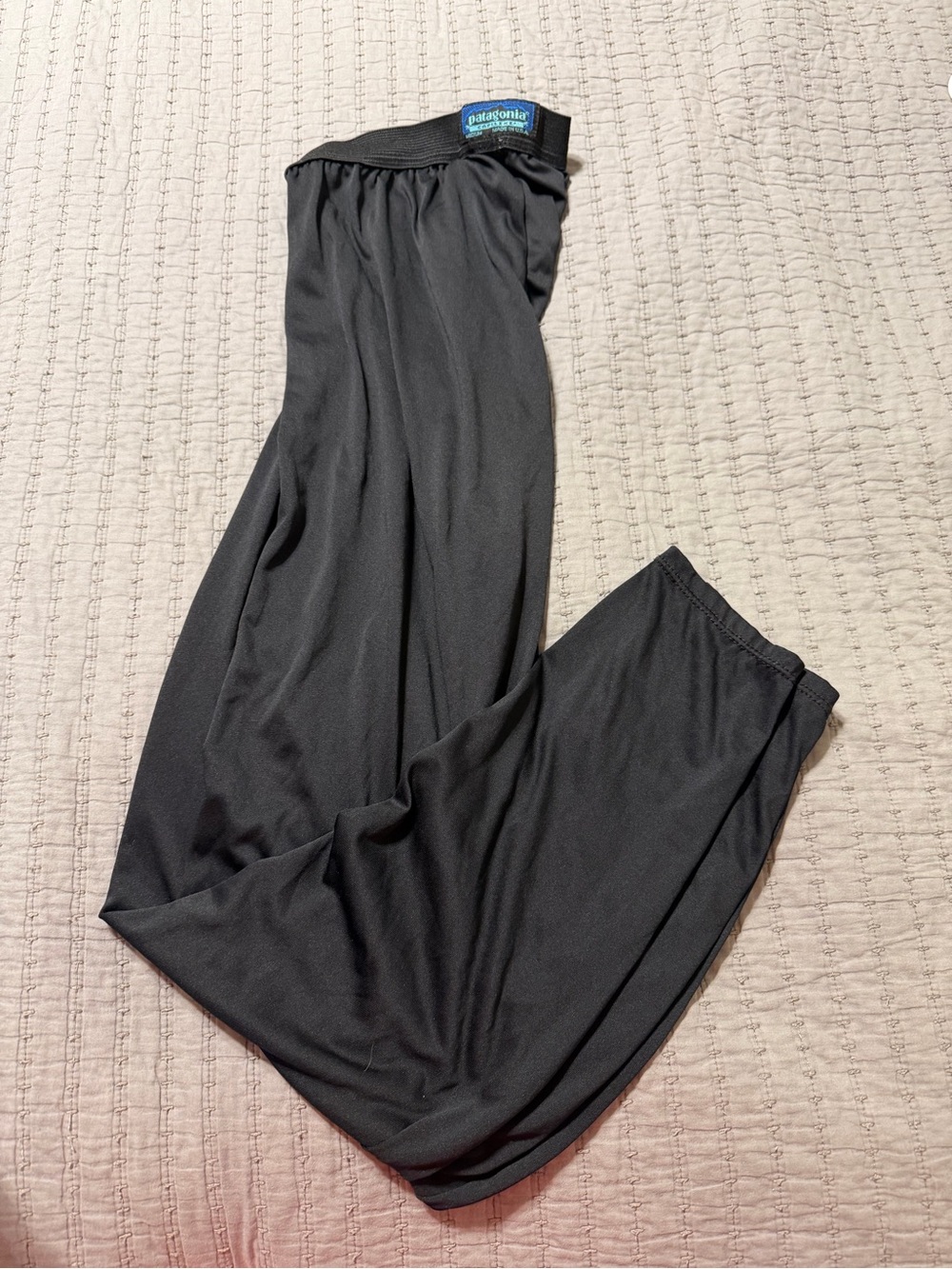 Patagonia Capilene Men’s Base Layer Thermal Vintage Black Pants Size M